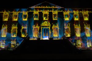 Dumfries House is video mapped